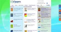 Desktop Screenshot of e-papers.com.br